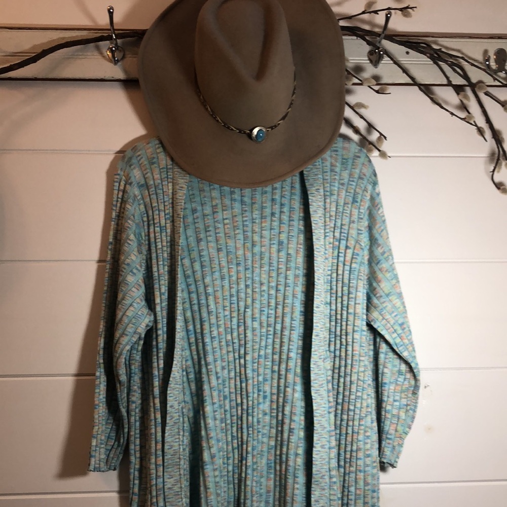 j.h. Collectibles women’s open cardigan.  Size 2X - Picture 2 of 11